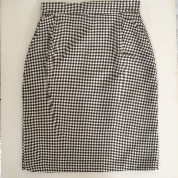 gingham midi skirts